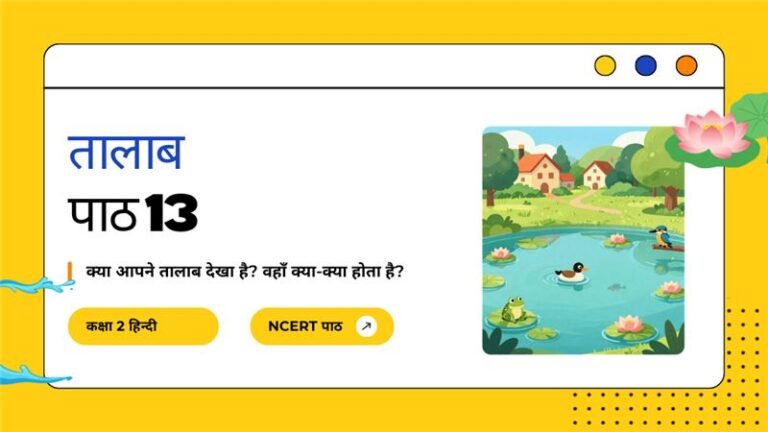 तालाब पाठ-प्रस्तुति: कक्षा 2 – Ishkol activity thumbnail