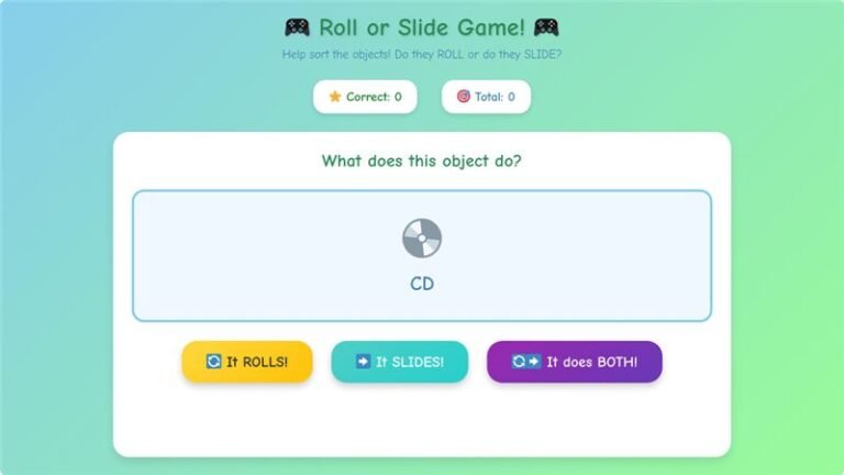 Game ideas, Class 1: things that roll and slide – Ishkol activity thumbnail